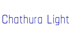 Chathura Light フォント